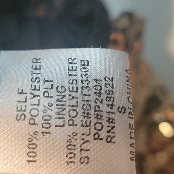 Leppard print sequence top. - Picture 8 of 8